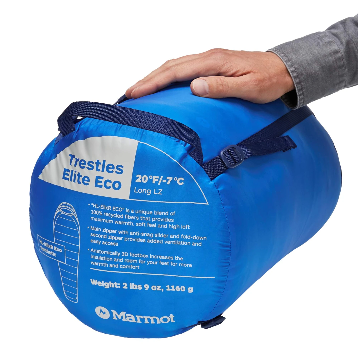 Marmot TRESTLES ELITE ECO 20 LONG Herren - Kunstfaserschlafsack - Image 9